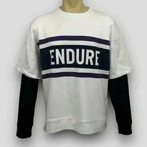 NEW! GEORGE mens fooler tee white black purple medium, large and XL